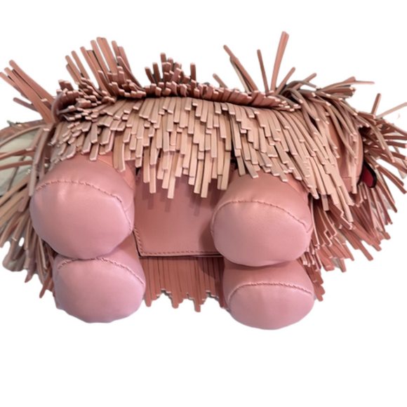 Classic fashion, shaggy dog pink handbag NEW - Picture 4 of 10